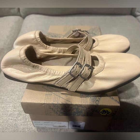 NIB free people women's Gemini ballet flats in tulle pink size 6 - Picture 7 of 11